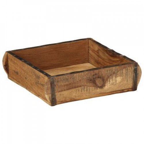 vidaXL Podnosy 4 ks 31x29x10 cm Zrekonštruované masívne drevo