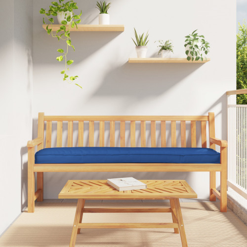 vidaXL Vankúše na palety pre lavičku 2 ks Kráľovsky modrá 200x40x8 cm Oxfordská tkanina
