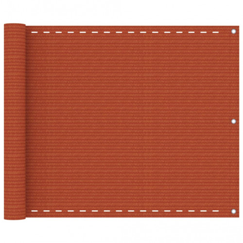 vidaXL Balkónová markíza oranžová 75x500 cm HDPE