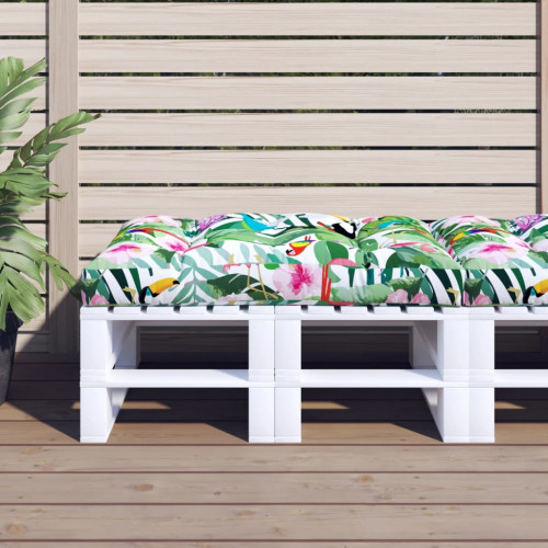 vidaXL Podložka na paletovú pohovku viacfarebná 120x80x12 cm látka