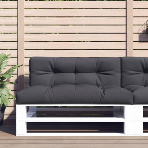 vidaXL Podložka na paletový nábytok, antracitová 120x40x12 cm, látka
