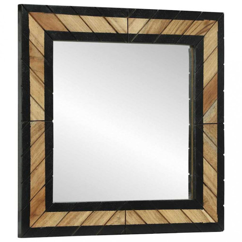 vidaXL Zrkadlá 2 ks 50x2x50 cm Pevné drevo akácia