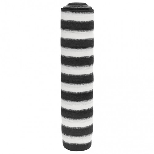 vidaXL Tieniaca sieť antracitovo-biela 1,5x50 m HDPE 150 g/m²