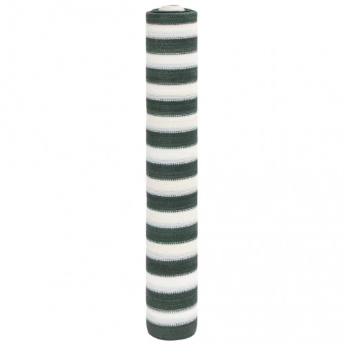 vidaXL Tieniaca sieť zeleno-biela 1,2x10 m HDPE 75 g/m²