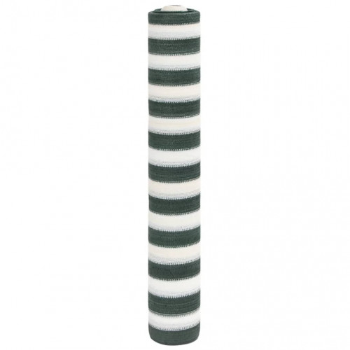 vidaXL Tieniaca sieť zeleno-biela 1,2x25 m HDPE 75 g/m²