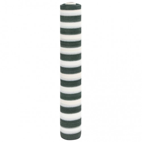 vidaXL Tieniaca sieť zeleno-biela 1,5x25 m HDPE 75 g/m²