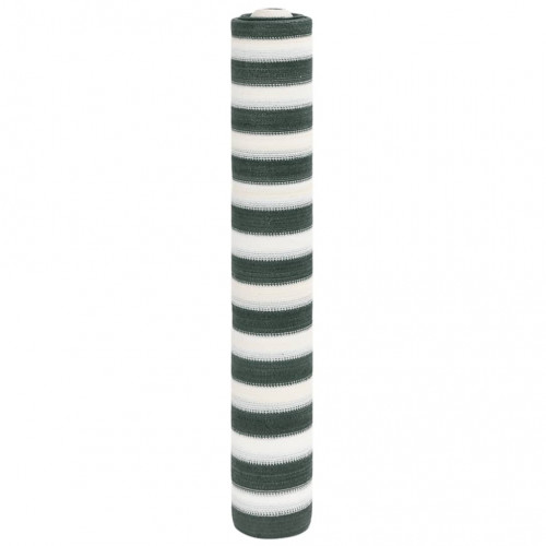 vidaXL Tieniaca sieť zeleno-biela 1,8x10 m HDPE 75 g/m²