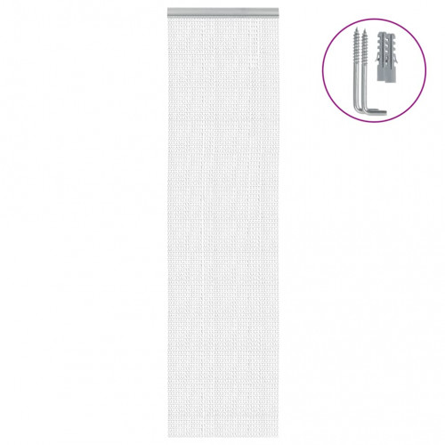 vidaXL Záves na dvere 56x202 cm hliník