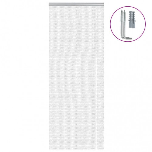 vidaXL Záves na dvere 80x212 cm hliník