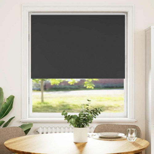 vidaXL Roleta Zatemnenie Čierna 115x130 cm Šírka látky 110,7 cm