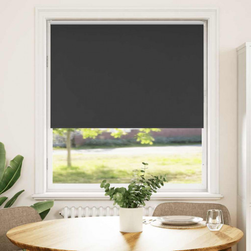 vidaXL Roleta Zatemnenie Čierna 95x150 cm Šírka látky 90,7cm Polyester
