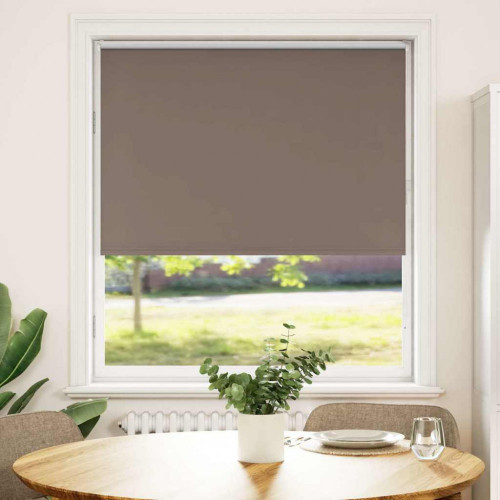 vidaXL Roleta zatemnenie Coffee 95x130 cm Šírka látky 90,7cm Polyester