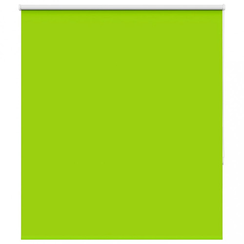 vidaXL roleta Blackout listy zelené 140x150cm Šírka látky 136,6 cm