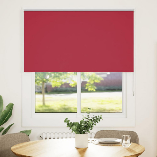 vidaXL Roleta Zatemnenie červená 120x150 cm Šírka látky 116,6 cm