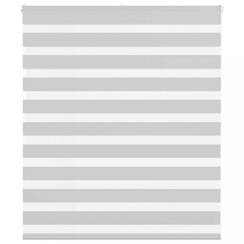 vidaXL Zebra roleta svetlosivá 135x100cm šírka látky 130,9cm polyester