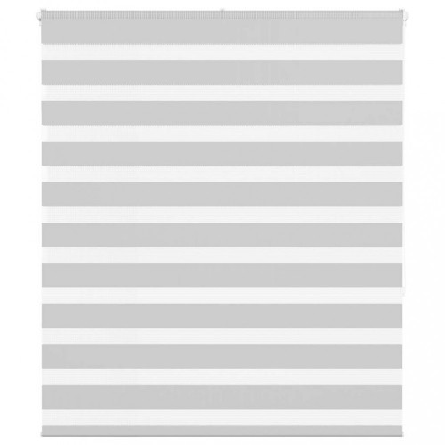 vidaXL Zebra roleta svetlosivá 135x150cm šírka látky 130,9cm polyester