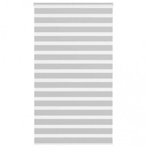 vidaXL Zebra roleta svetlosivá 135x200cm šírka látky 130,9cm polyester