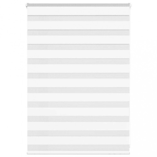 vidaXL Zebra roleta biela 105x100 cm šírka látky 100,9cm polyester
