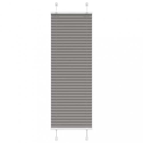 vidaXL plisovaná roleta antracit 45x150 cm Šírka látky 44,4 cm