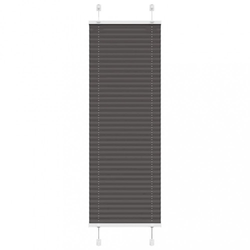 vidaXL plisovaná roleta čierna 40x150 cm Šírka látky 39,4 cm