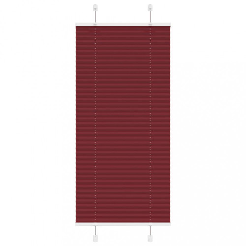 vidaXL plisovaná roleta Bordeaux červená 60x150 cm Šírka látky 59,4 cm