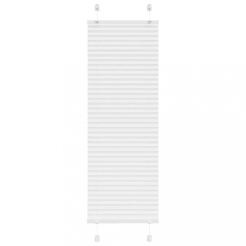 vidaXL plisovaná roleta biela 45x150 cm šírka látky 44,4 cm