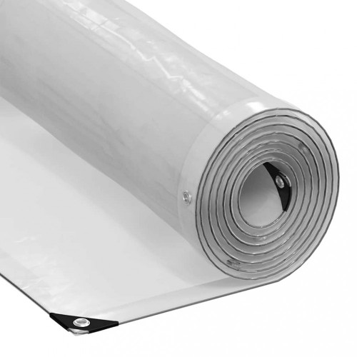 vidaXL Kryt na rastliny s očkami 1x10 m Polyetylén