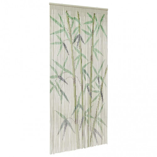 vidaXL Záves proti hmyzu bambusová potlač 100x220 cm bambus