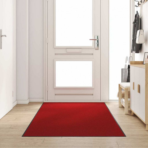 vidaXL Červená obdĺžniková rohožka 120x250 cm