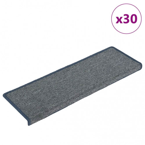 vidaXL Nášľapy na schody 30 ks 65x21x4 cm fialové a modré