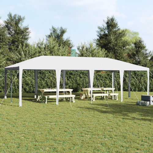 vidaXL Party stan Biela 8x4 m PE