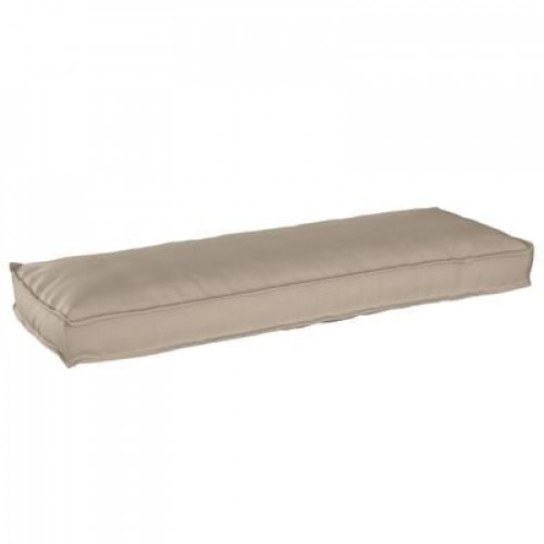 vidaXL Podložky na paletu pre lavicu 2 ks Taupe 120x40x8 cm Oxford tkanina
