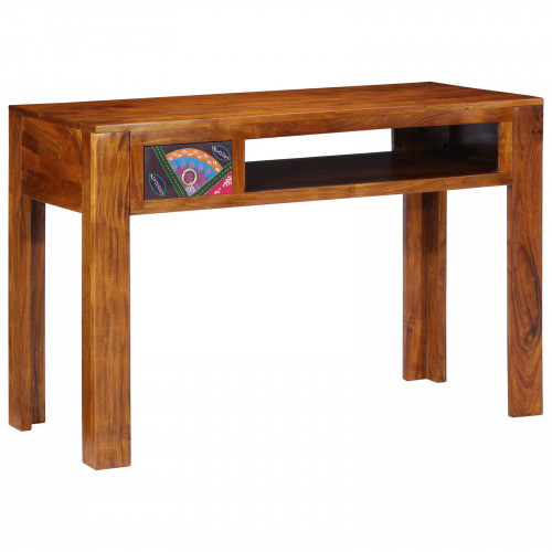 vidaXL Stôl 110x50x73 cm Pevné drevo Akácia