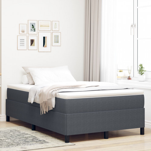 vidaXL Rám postele tmavo šedý 120x200 cm z kordurového textilu