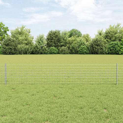 vidaXL Euro plot set Set 2 Pozinkovaná oceľ 10 x 0.4 metra Odolný