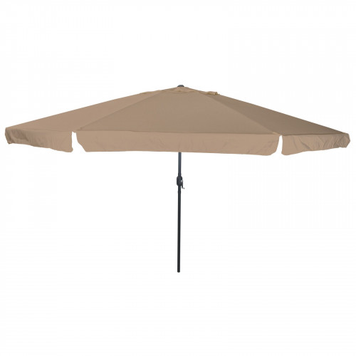 vidaXL Záhradný slnečník ø395x245 cm Taupe