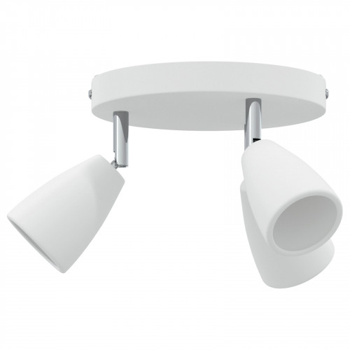 vidaXL Stropný reflektor  3 Way Adjustable White GU10