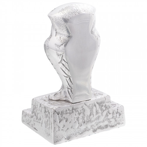 vidaXL Zarážky na knihy 2 ks Strieborné 12x9x19 cm Hliník Sova