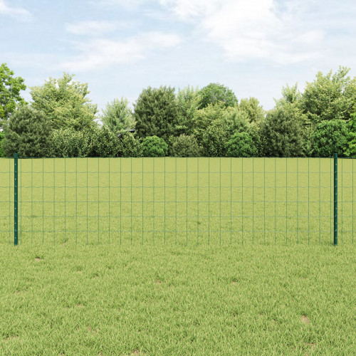 vidaXL Plot  Sada 2 Zelený Oceľ 25 x 0.6 m Trvácny Záhradný plot