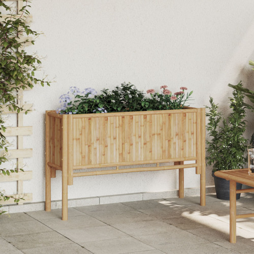 vidaXL Záhradný vyvýšený záhon 110x35x70 cm Bambus