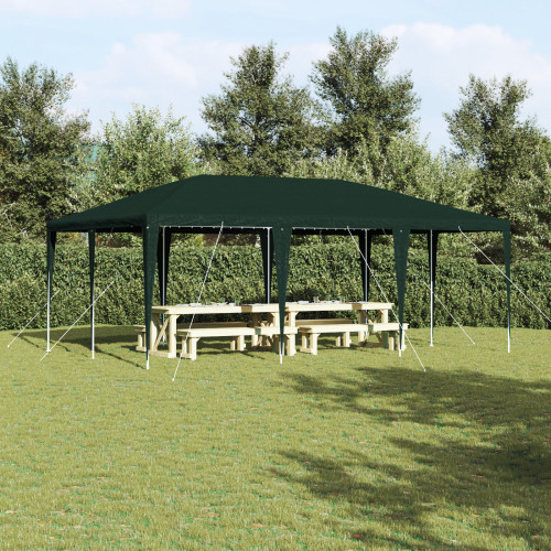 vidaXL Party stan zelený 6x4 m PE
