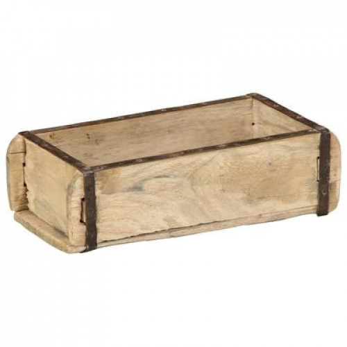vidaXL Podnos 30x15x9 cm z masívneho dreva zrecyklovaného