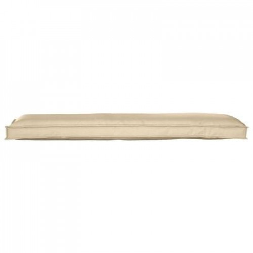vidaXL Paletový vankúš na lavičku Béžový 150x40x8 cm Oxford textília