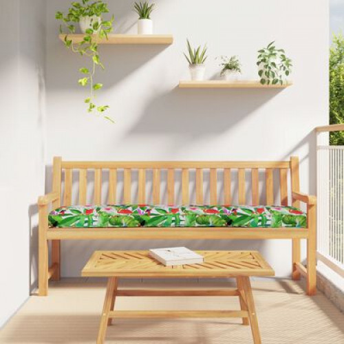 vidaXL Vankúš na paletu pre lavičku Tropická džungľa 180x40x8 cm Oxfordská tkanina